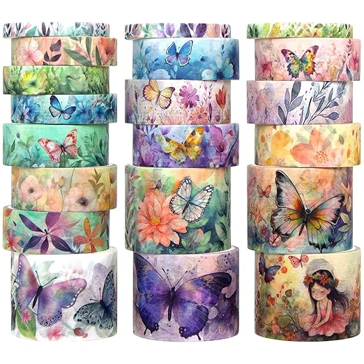 20 Rolls Washi Tape Set by Geesinimo