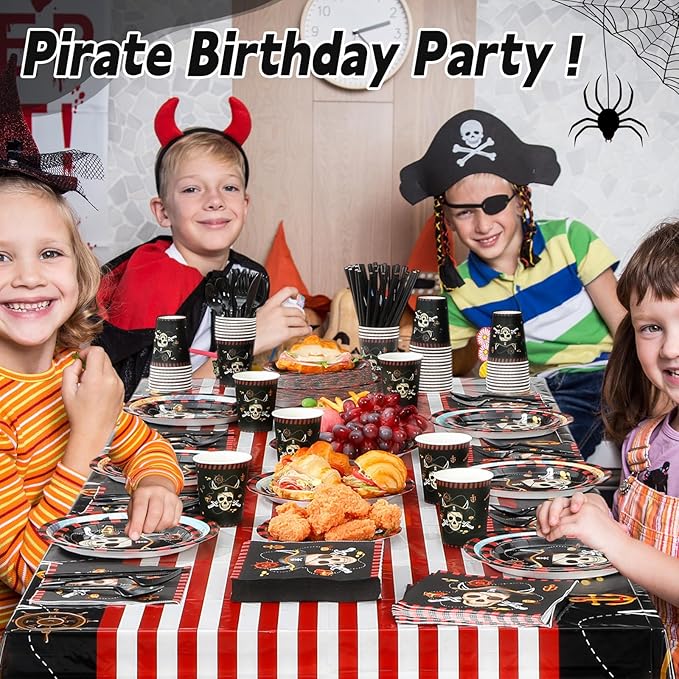 452 Pcs Pirate Party Supplies Decorations - Image 5
