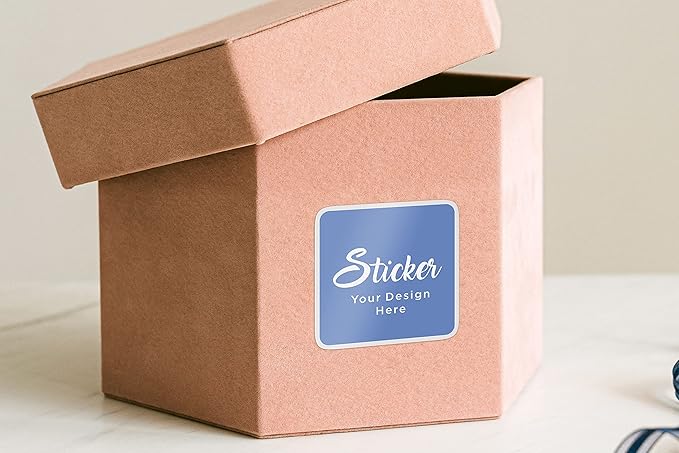 300 pcs Premium Custom Stickers Uncoated Paper 2 inch Square - Image 6