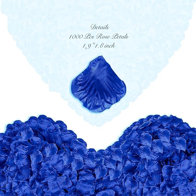 2000Pieces Rose Petals, Artificial Flower Petals Fake Rose Petals - Image 2