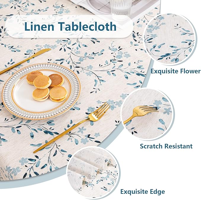 Mysky Home Rectangle Table Cloth 60x120 Inch - Image 3