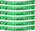 Green Foil Fringe Garland 10FT 6packs, Metallic Foil Tinsel Fringe Banners by Acuteye
