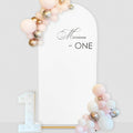 SoarDream Arch Backdrop Cover White Spandex Fitted 5FT White Wedding Arch by SoarDream