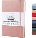 Beechmore Books A4 Sketchbook – 8.5x11 Premium Vegan Leather Bound Large Sketch by BeechmoreBooks