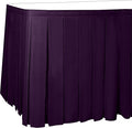 Ultimate Textile Pleat Polyester Fabric Table Skirt by UltimateTextile