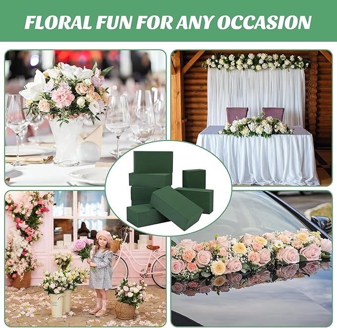 Aneco 24 Pieces Floral Foam Blocks - Image 7