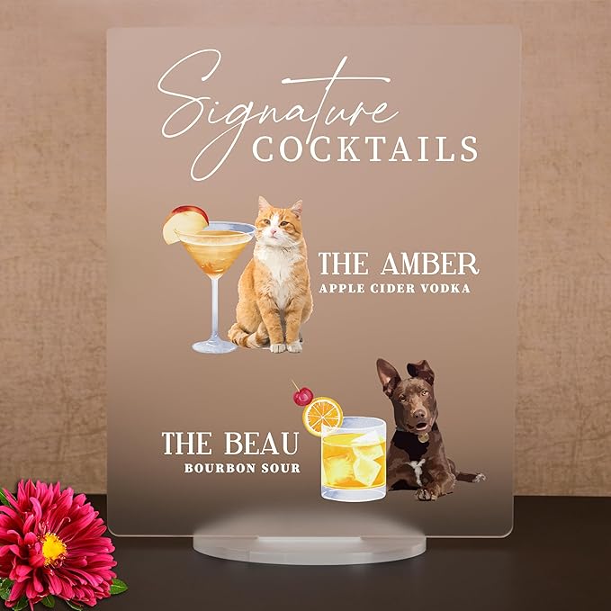 Pet Signature Drink Wedding Signs - Image 2