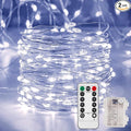 2 Pack 32.8 Ft. Battery Operated Outdoor String Lights by Ariceleo