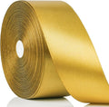 NESCCI 100 Yards Ribbon, 1-1/2 Inch Gold Satin Ribbon, Single Face Satin Ribbons by NESCCI