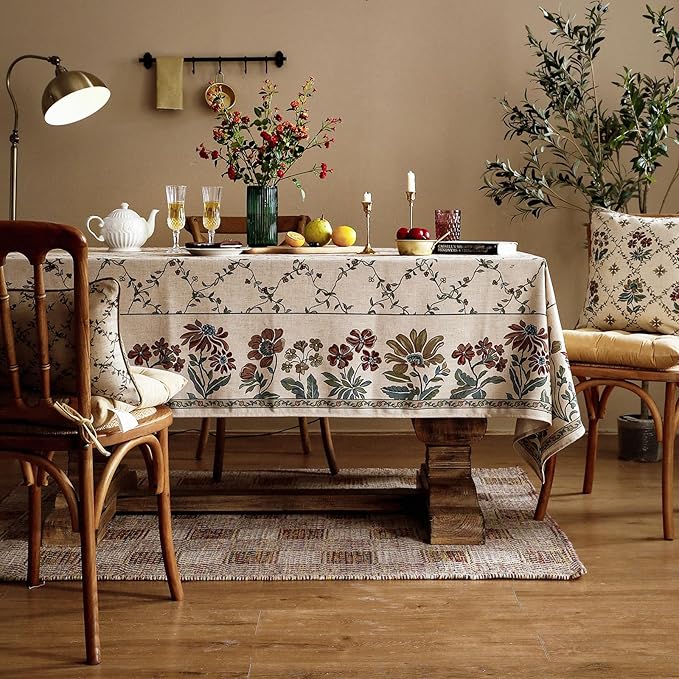 patdrea Designer Linen French Small Tablecloth - Image 2