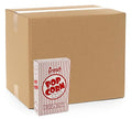 Snappy 3J Red & White Striped Close Top Popcorn Boxes by SNAPPY