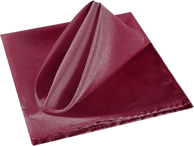 Cloth Napkins 20x20 inch Washable Polyester Dinner Napkins Soft Table Napkins - Image 3