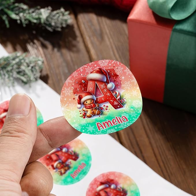 callie Personalized Christmas Stickers - Image 8