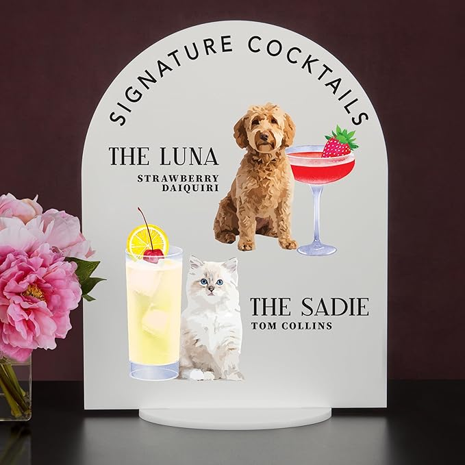 Pet Signature Drink Wedding Signs - Image 2