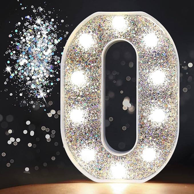 Pooqla Marquee Light up Numbers, Lighted Numbers by Pooqla