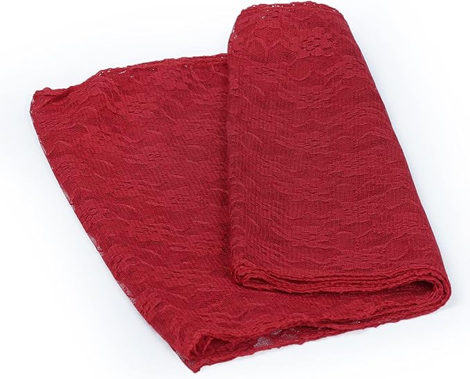 MDS Pack of 15 Wedding 12 x 108 inches Lace Table Runner - Image 6