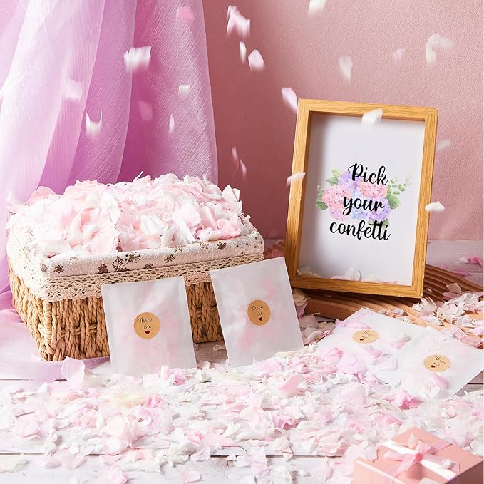 Biodegradable Confetti, Dried Hydrangea Flower Petals - Image 3