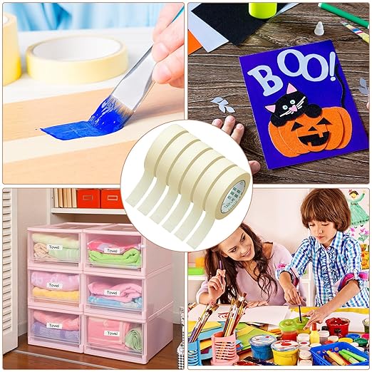 Masking Tape Bulk General Purpose Masking Painting Tape 55 Yards - Image 7