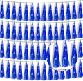4P Blue Foil Fringe Tassel Banner Garland Metallic Tinsel Streamers Wall by Xuuf