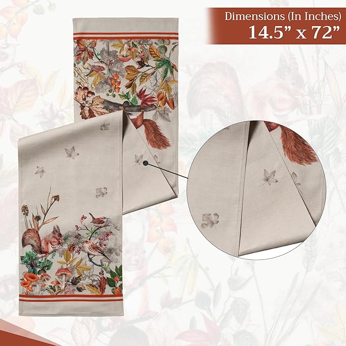 Maison d' Hermine Table Runner 100% Cotton Double Layer Table Runners 72 inches - Image 4