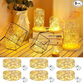 kolpop 6 Pack LED Fairy Lights Battery Operated, Mini Twinkle String Lights by kolpop