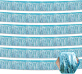 6 Pack 10 Feet Light Blue Foil Fringe Garland Metallic Tinsel Streamers Banner by Ferwzsr