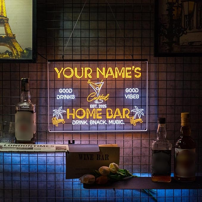 Personalized Cocktail Bar Signs - Image 3