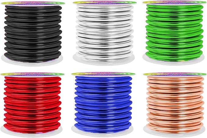 Mandala Crafts 8 Gauge Anodized Aluminum Craft Wire by MandalaCrafts