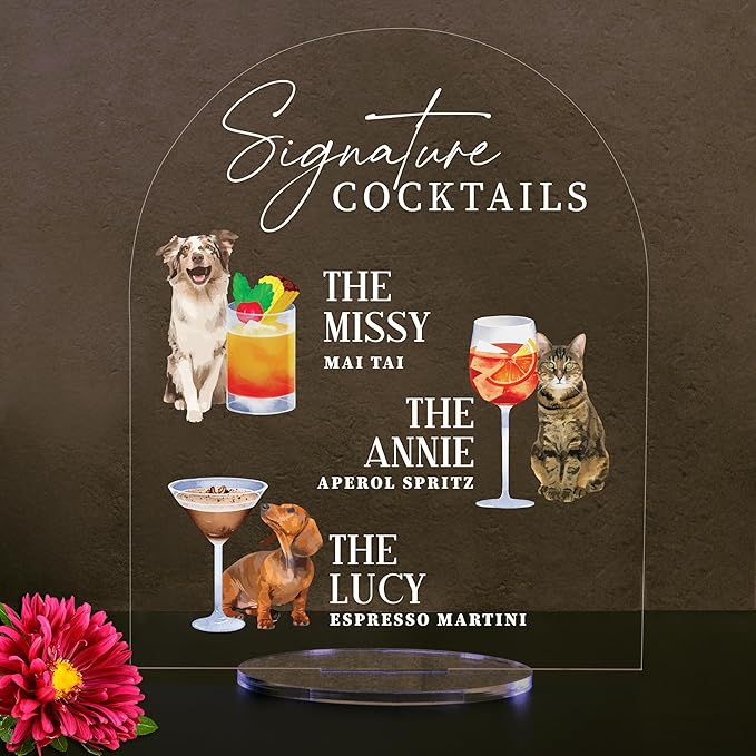 Pet Signature Drink Wedding Signs - Image 2