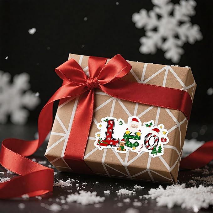 callie Personalized Christmas Stickers - Image 6