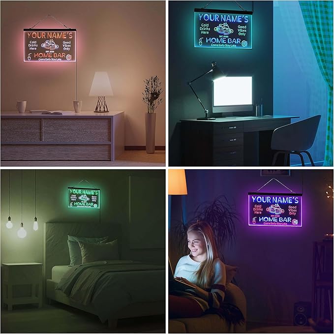 ADVPRO Personalized Your Name Custom Home Bar Beer Established Year Dual Color - Image 6