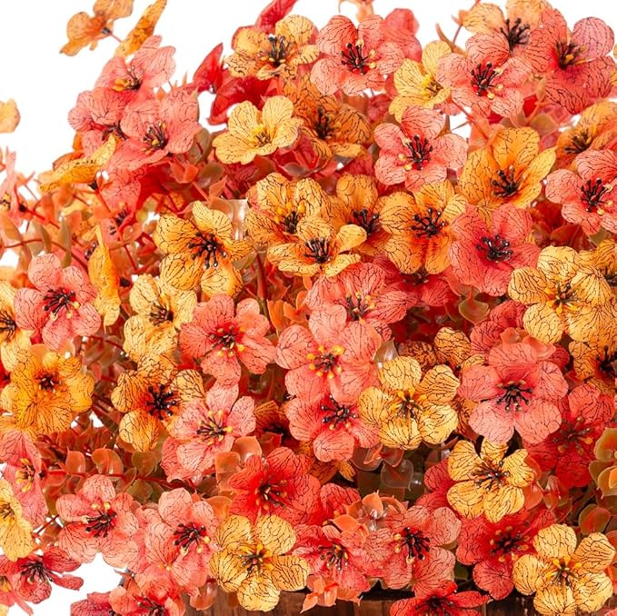 HyeFlora Artificial Fall Flowers Faux Mums - Image 7