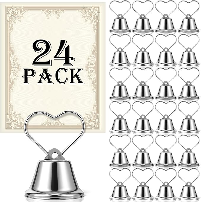 24 Pcs Table Number Holders Place Card Holders by MotiMind
