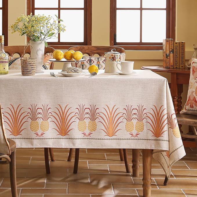 patdrea Designer Linen Small Tablecloth - Image 2
