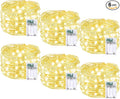 6 Pack Fairy Twinkle Lights Battery Operated, 3 Pack Cool Whie & 3 Pack Warm by BOSSERN