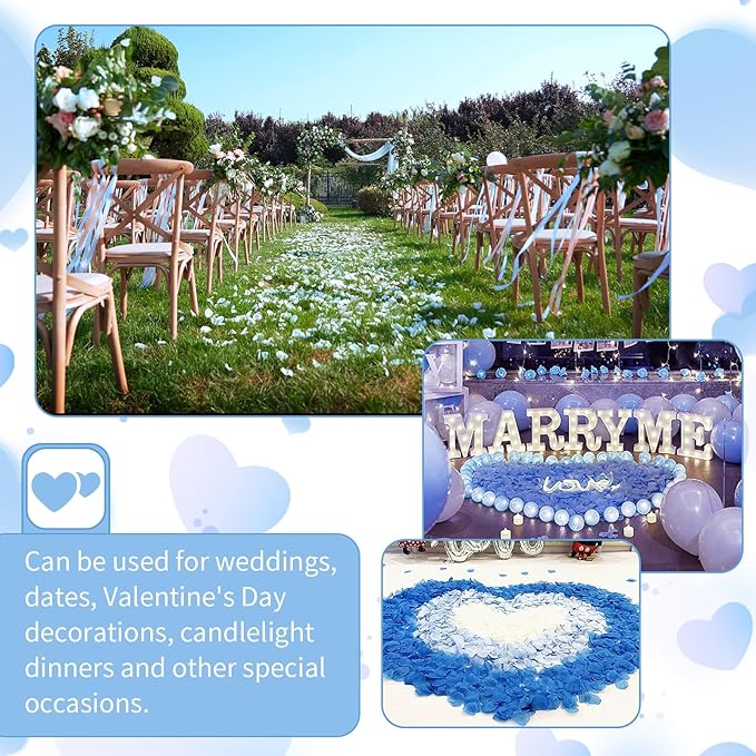 1000 Pcs Artificial Fake Rose Petals, Flower Petals - Image 6