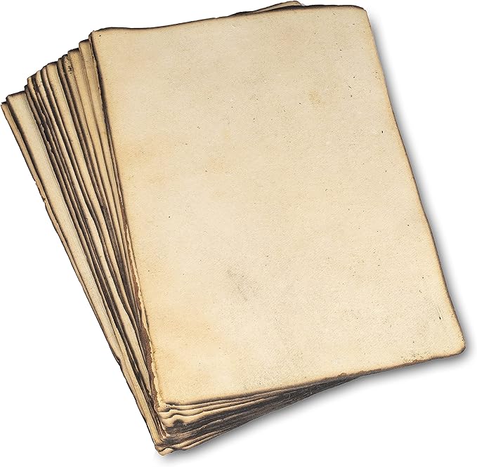 Wanderings Handmade Vintage Deckle Edge Blank Paper by Wanderings