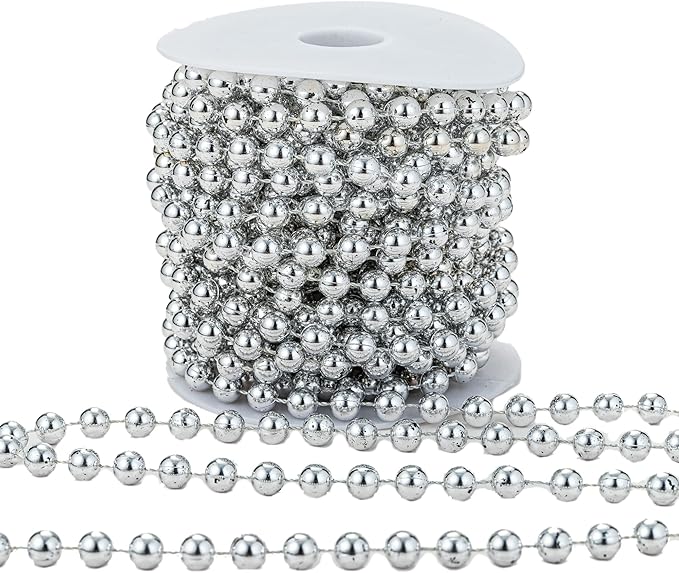 8mm Crafts Faux Pearl Beads Garland Pearl Bead Roll Strand of Pearls to - Image 2