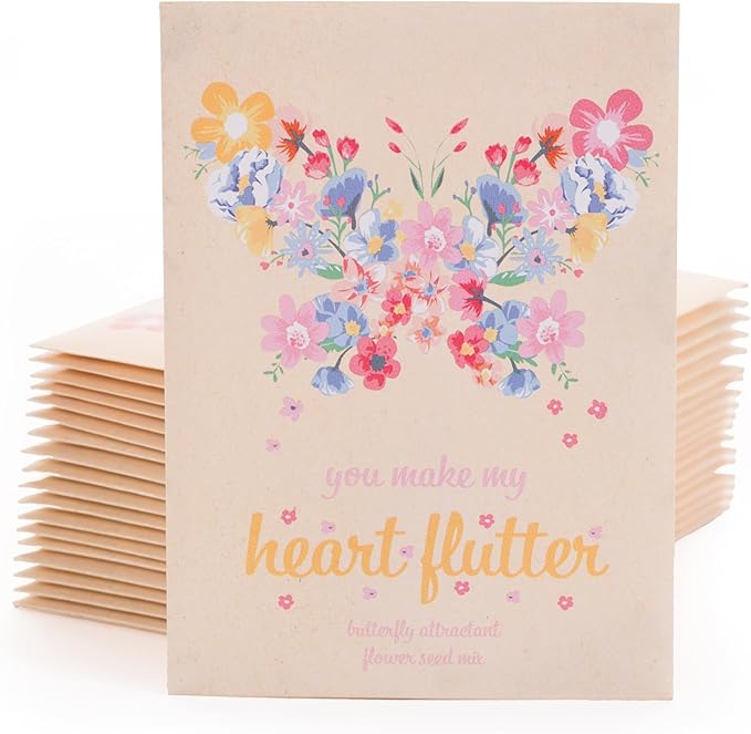 Make Your Heart Flutter 25 Bird and Butterfly Wildflower Seed Packets - Image 2