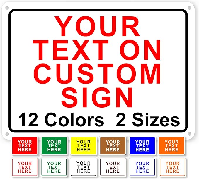 Custom Signs Outdoor Metal for Home Office Business, Personalized, Man Cave - Image 3