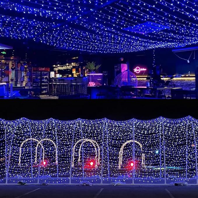 YEGUO 165ft 500 LED Christmas Lights Outdoor Waterproof, 8 Modes Green Wire - Image 6