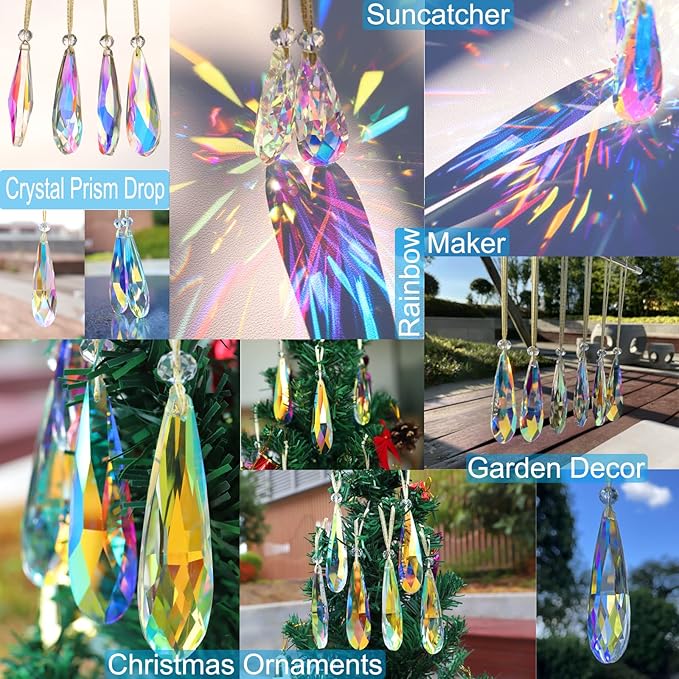 Crystal Glass Christmas Ornaments, Centerpieces, Party Decor - Image 3