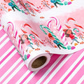 LeZakaa Christmas Pink Wrapping Paper Mini Roll by LeZakaa