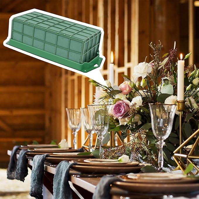 YOMUME 4 Pcs Floral Foam Cage, Flower Foam Blocks - Image 5