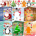 36 Sheets Christmas Stickers for Kids Make Your Own Christmas Stickers by SWARKOL
