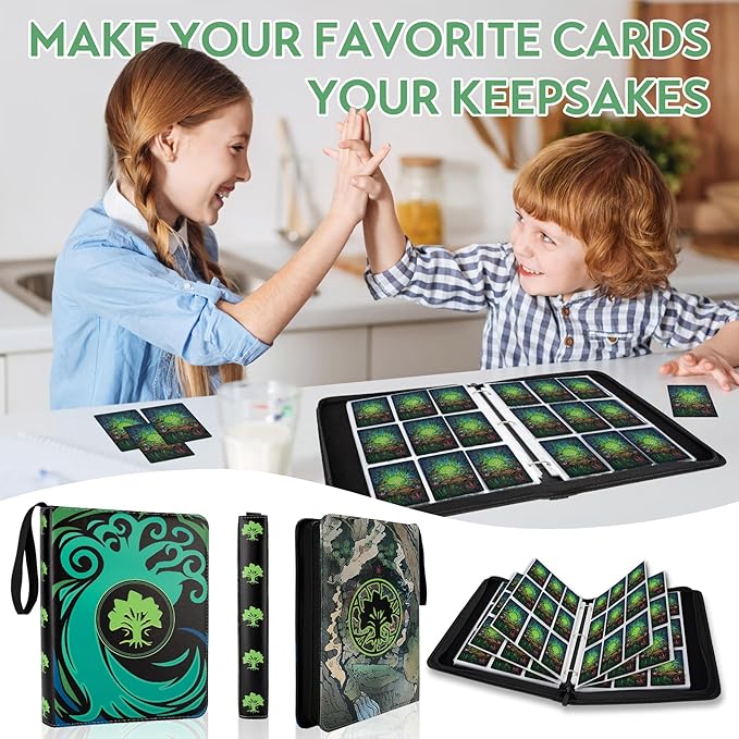 9 Pocket Card Binder for MTG/YGO/PTCG/Game Cards, Holds 900 Cards, Premium Card - Image 5