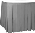 Ultimate Textile Pleat Polyester Fabric Table Skirt by UltimateTextile