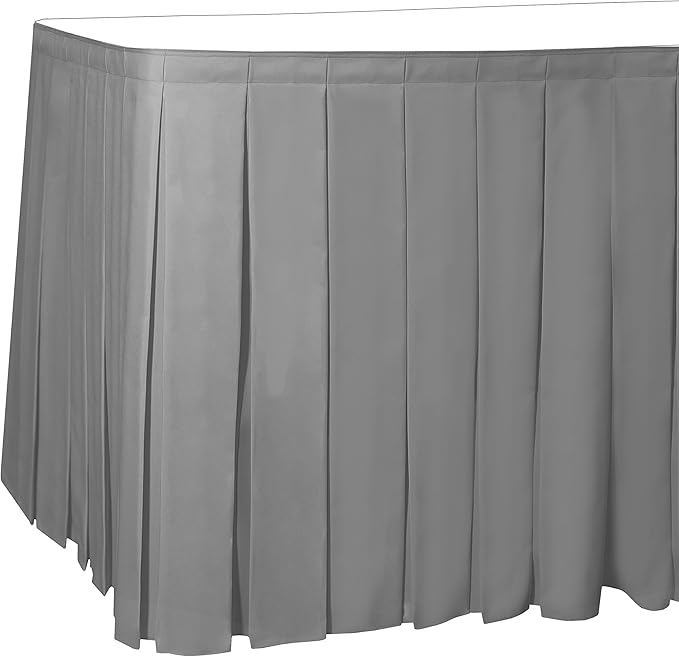 Ultimate Textile Pleat Polyester Fabric Table Skirt by UltimateTextile