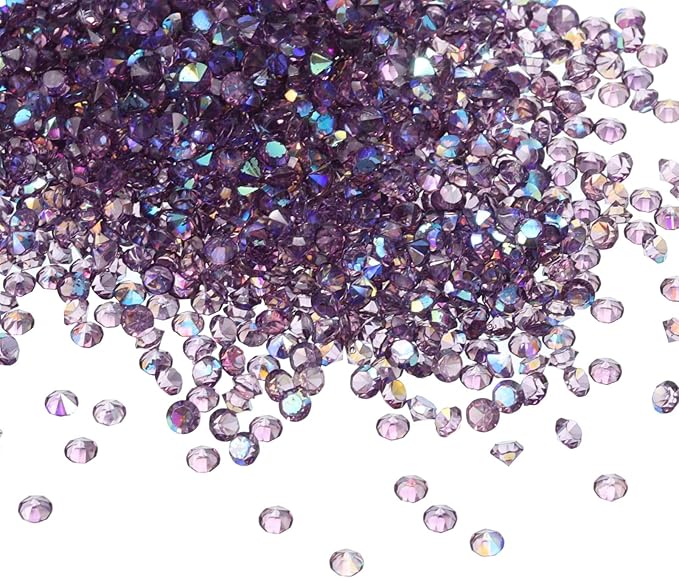 PATIKIL 14000Pcs Wedding Table Scatter Confetti Crystals 3mm Acrylic Diamonds by PATIKIL