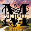 Custom Signs Outdoor Metal, Personalized Name Sign, Family Last Name Sign Home by BMYDIY